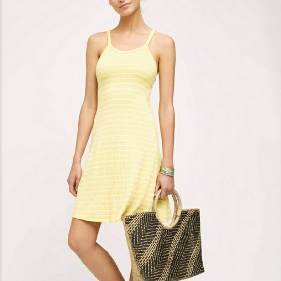 Anthropologie Dresses & Skirts - 5/$35 ANTHRO Striped Pullover Criss Cross Dress